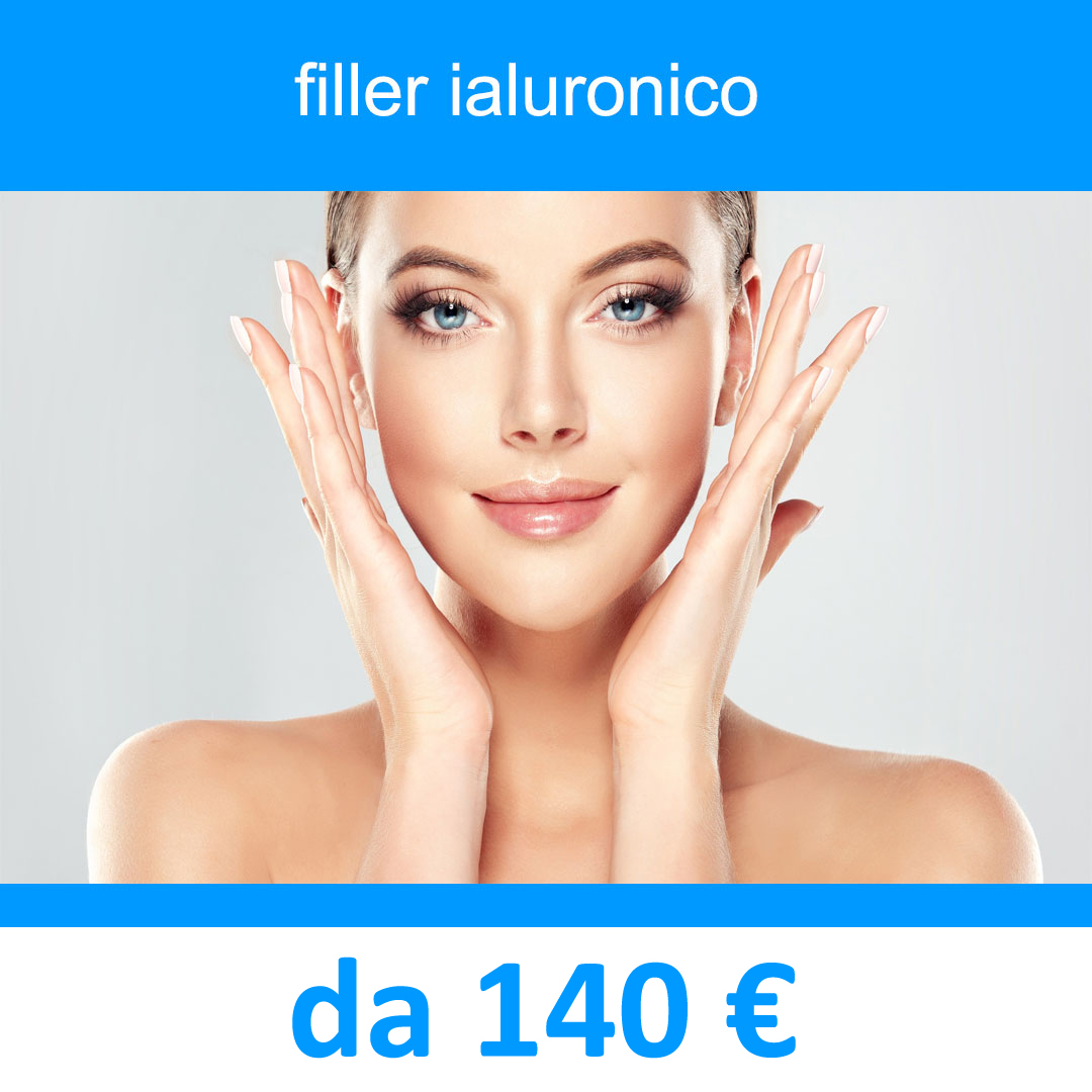 filer di acido ialluronico per riempimento rughe e aumentazione di volume del viso, labbra etc