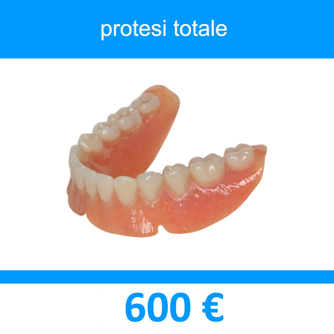 protesi dentale totale, dentiera